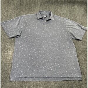 FootJoy Polo Mens Extra Large Golf Geometric All Over Print Active Performance